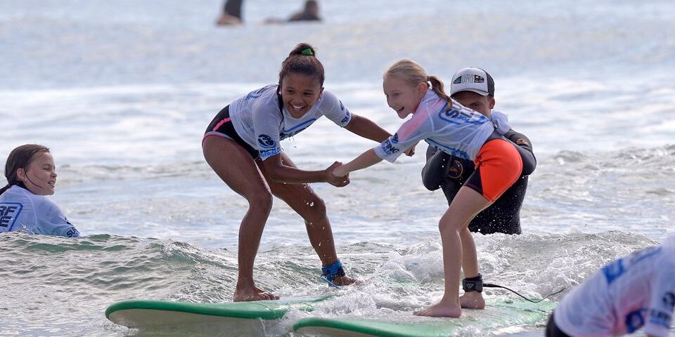 segurança no surf - angels surf school